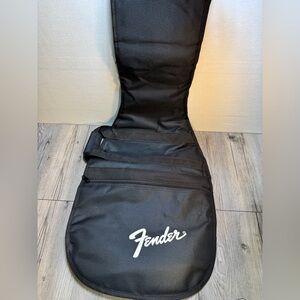Fender Guitar Black Soft Carry Case Gig Bag Shoulder Strap Attachment 41”x16”